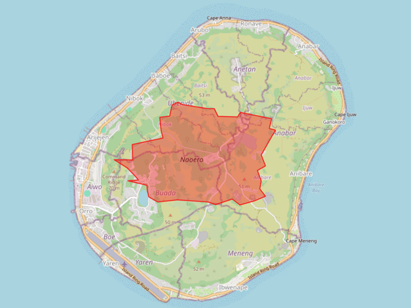 Located northeast of Australia,  Nauru is one of the smallest countries in the world both in terms of population and land area. Nauru is about 5.8 times larger than the Glastonbury Festival site. You could fit the entire Glastonbury Festival site into Nauru almost six times.