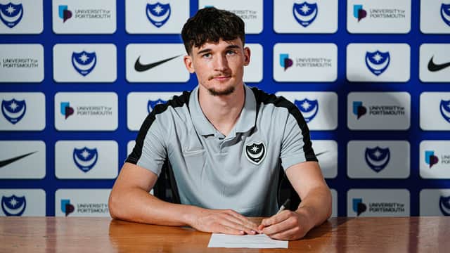 Pompey recruited Reuben Swann from AFC Sudbury for an undisclosed fee. Picture: Portsmouth FC