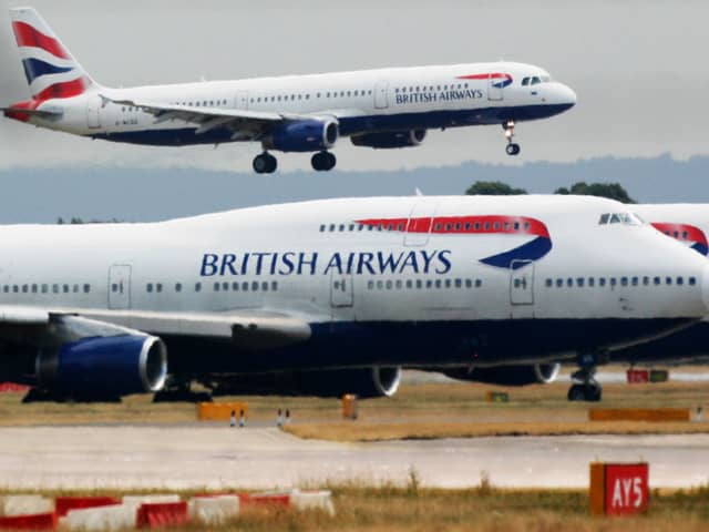 British Airways has apologised to passengers after a “temporary technical fault” disrupted its baggage system at Heathrow Airport.