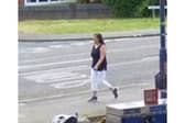 Police are looking for a witness to a fatal collision who may be able to help with their investigation. The woman pictured helped the victim until the doctors arrived.