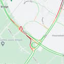 A collision on the Knellers Lane roudabout on the A326, Colbury, is causing significant delays. 