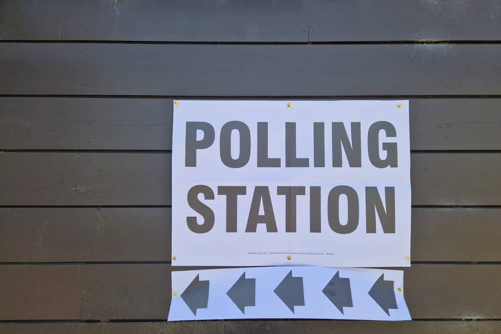 The polling stations are open