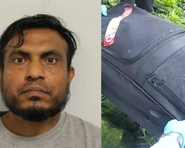 Aminan Rahman threw a suitcase containing his wife Suma Begum’s body into the River Thames after murdering her.