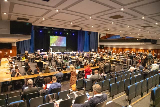 The count has started at the Portsmouth Guildhall to determine the Portsmouth North and South General Election results. 