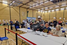 Ballot boxes have arrived at Havant for the General Election 2024 marking the start of the count. 