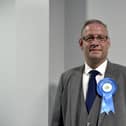 General election taking place at Gosport Leisure Centre on Thursday, July 4, 2024.Pictured is: Robbie Beech, Conservative candidate for the Gosport by-election in Grange and Alver Valley ward. Picture: Sarah Standing (040724-6488)