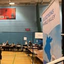 Hamble Valley election count.