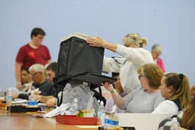 General election taking place at Gosport Leisure Centre on Thursday, July 4, 2024.

Picture: Sarah Standing (040724-1621)