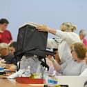 General election taking place at Gosport Leisure Centre on Thursday, July 4, 2024.

Picture: Sarah Standing (040724-1621)