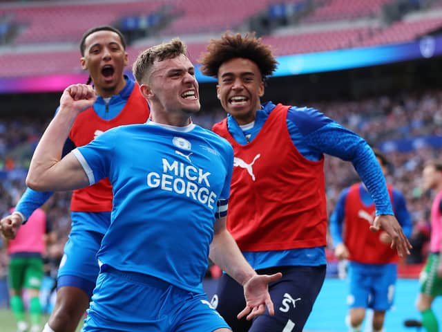 Peterborough defender Harrison Burrows