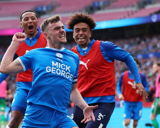 Peterborough defender Harrison Burrows