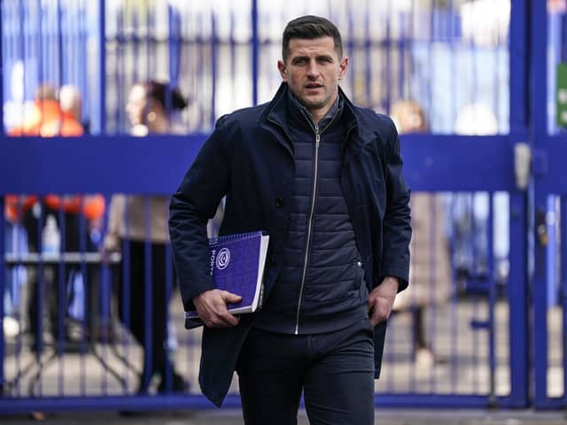 Pompey boss John Mousinho has provided a winger transfer update. Pic: Jason Brown/ProSportsImages