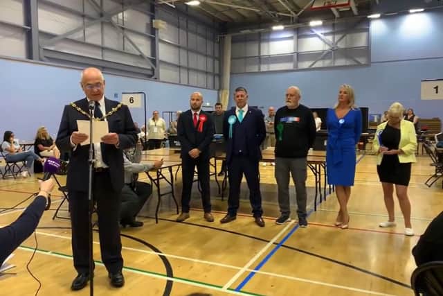 Caroline Dinenage retaining her seat in Gosport. 