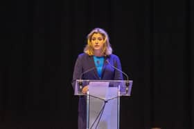 Pictured - Penny Mordaunt loses her seat as MP for Portsmouth North 

Photos by Alex Shute