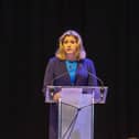 Pictured - Penny Mordaunt loses her seat as MP for Portsmouth North 

Photos by Alex Shute