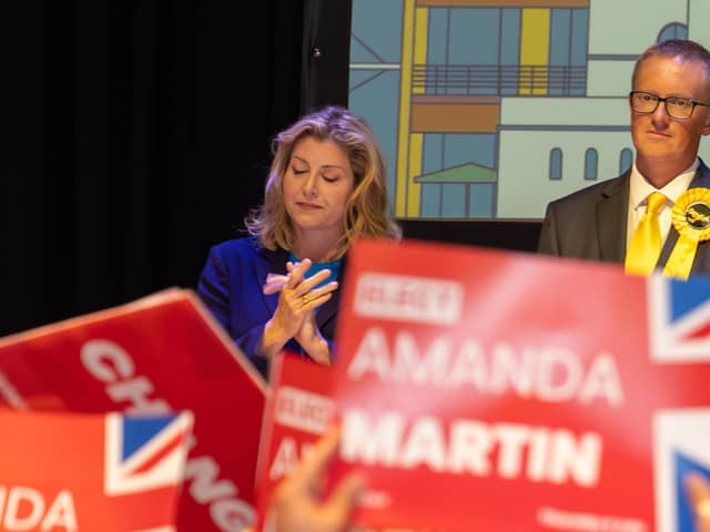 Pictured - Penny Mordaunt loses her seat as MP for Portsmouth North 

Photos by Alex Shute