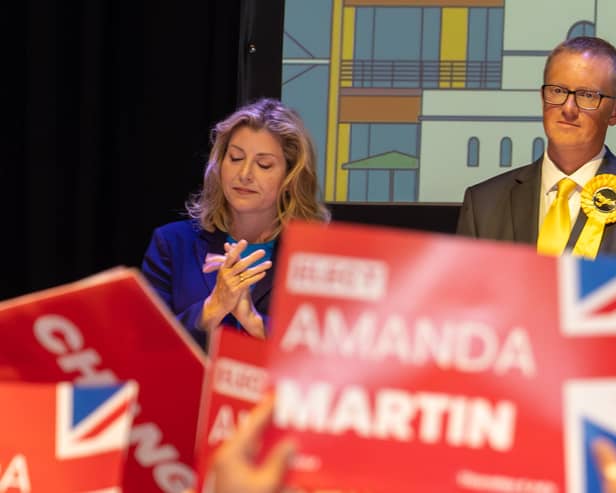 Pictured - Penny Mordaunt loses her seat as MP for Portsmouth North 

Photos by Alex Shute