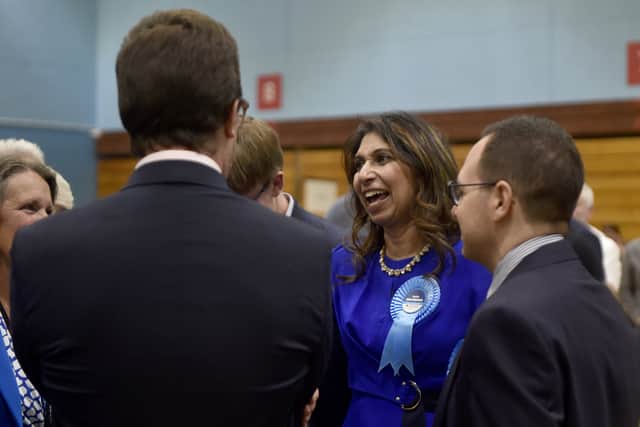 Suella Braverman was re-elected