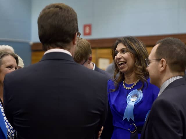 Suella Braverman was re-elected