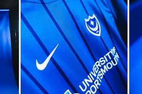 Pompey's 2024-25 home shirt