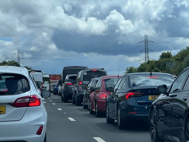 Traffic on the M27
