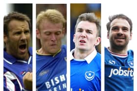 From left: Paul Merson, Robert Prosinecki, Jed Wallace and Bret Pitman