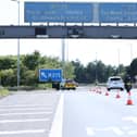 The M275 was closed following the fire in Tipner