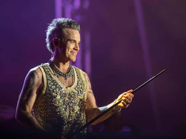 Robbie Williams' BST Hyde Park show is now in the bag, but what did those who saw the former Take That member think about his only UK show when they took to social media? (Credit: Getty Images)