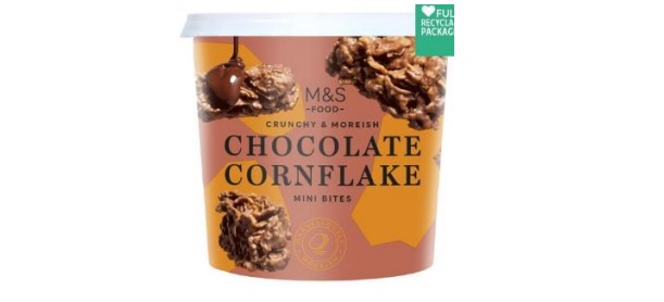 Marks and Spencer recalls Chocolate Cornflake Mini Bites due to undeclared nuts and gluten