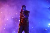 Travis Scott brings his "Utopia Presents Circus Maximus" world tour to the United Kingdom this week, with dates in London and Manchester (Credit: Getty Images)