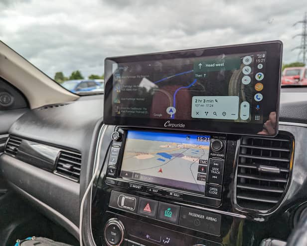 Dash-mounted screens add modern infotainment to any car