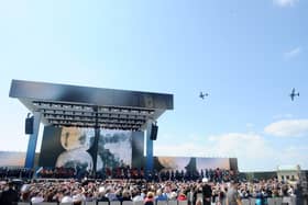 The D-Day celebrations on Southsea Common.