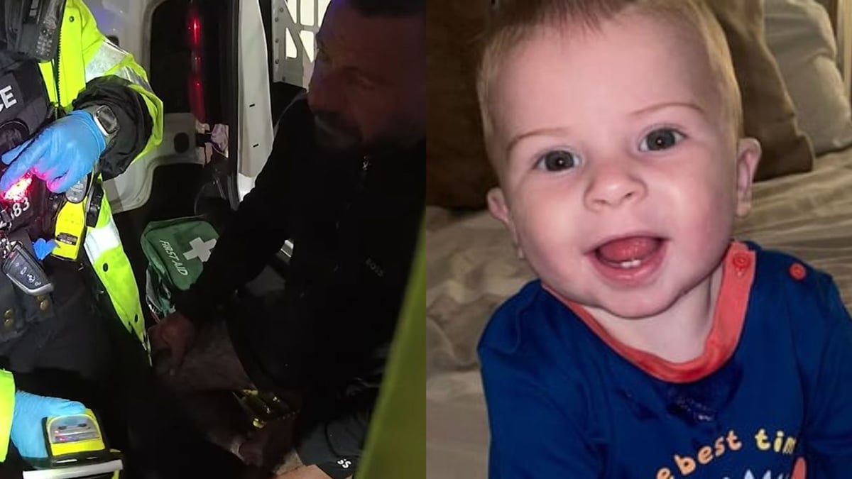 Shocking police video shows Darryl Anderson failing breathalyser after killing baby and aunt in 141mph crash