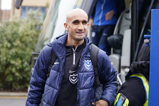 Pompey first-team development coach Zesh Rehman left Pompey in December for a job in Saudi Arabia. Picture: Jason Brown/ProSportsImages