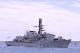 HMS Iron Duke will be returning back to Portsmouth following a busy period of operations. Pictured is the Type 23 frigate sailing into her home port of Portsmouth on July 11, 2024. She set off from Scotland on July 9. Picture: Jake Corben - JC Maritime Photos