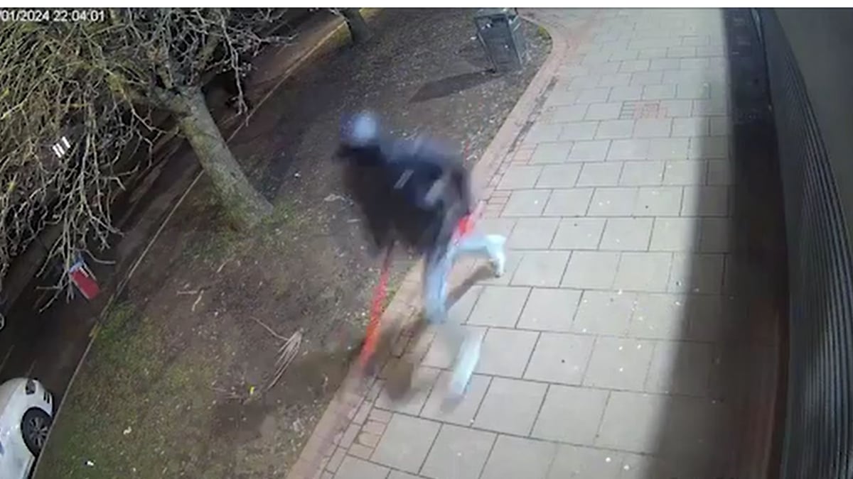 Footage shows violent robbery gang who 