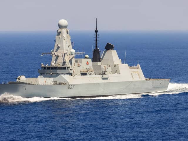 HMS Duncan is on standby in the Mediterranean near Lebanon amid growing tensions between the country and Israel.