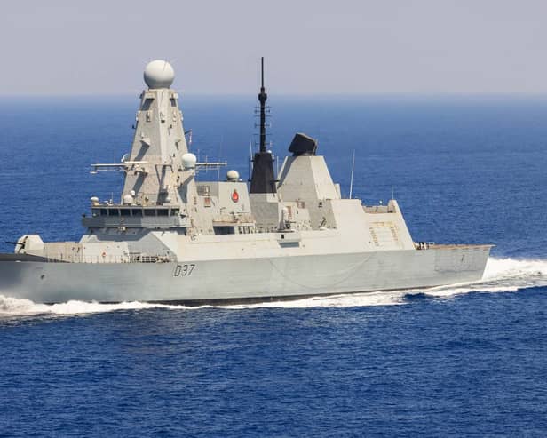 HMS Duncan is on standby in the Mediterranean near Lebanon amid growing tensions between the country and Israel.