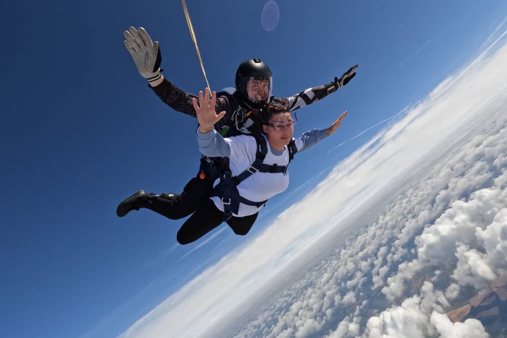 Georgia Bettam has taken to the skies (July 13) to raise money for the charity, Teenage Cancer Trust, in memory of her friend Jack Beames. 