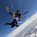 Georgia Bettam has taken to the skies (July 13) to raise money for the charity, Teenage Cancer Trust, in memory of her friend Jack Beames. 
