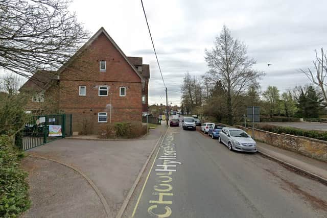 The burglaries took place in Hylton Road, Petersfield.