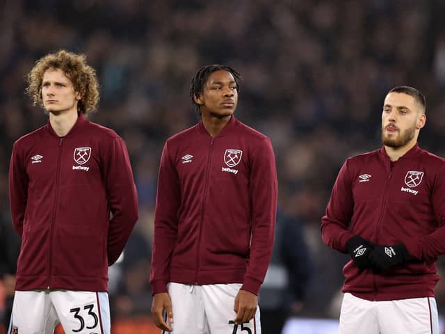 Former West Ham and Manchester City defender Jamal Baptiste is on trial at Pompey.  (Photo by Alex Pantling/Getty Images)