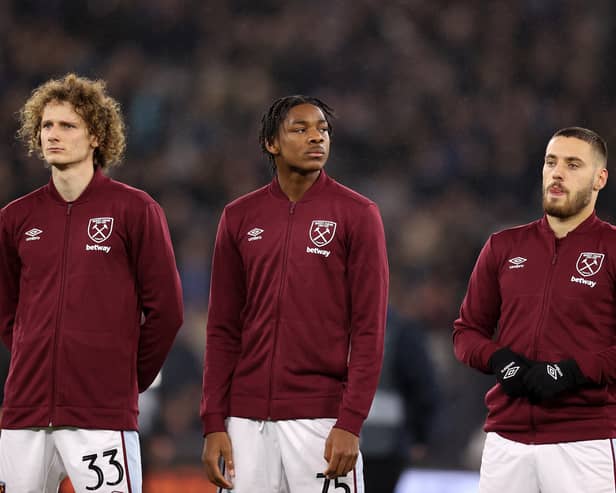Former West Ham and Manchester City defender Jamal Baptiste is on trial at Pompey.  (Photo by Alex Pantling/Getty Images)