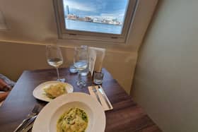 The Lightship, Haslar Marina, has a range of delicious meals to choose from. 
I opted for the agnolotti and it was sublime. 