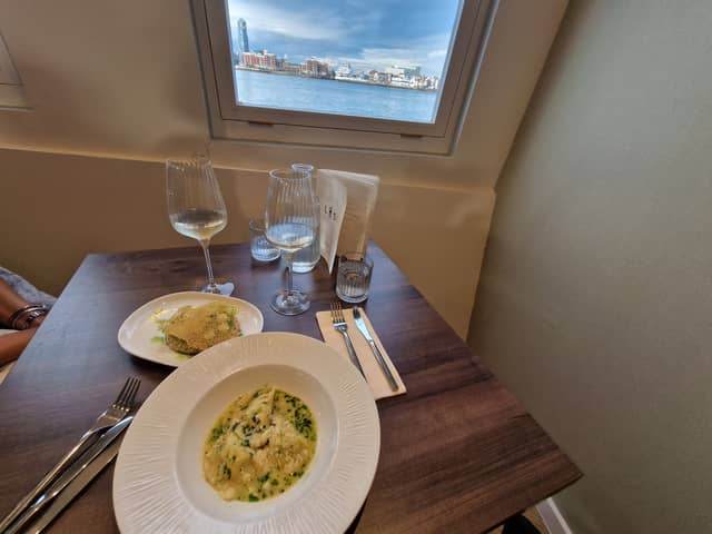 The Lightship, Haslar Marina, has a range of delicious meals to choose from. 
I opted for the agnolotti and it was sublime. 
