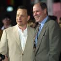 Michael Eisner photographed with Tom Hanks at the film premiere of The Lady Killers in March 2004. Picture: Frederick M. Brown/Getty Images