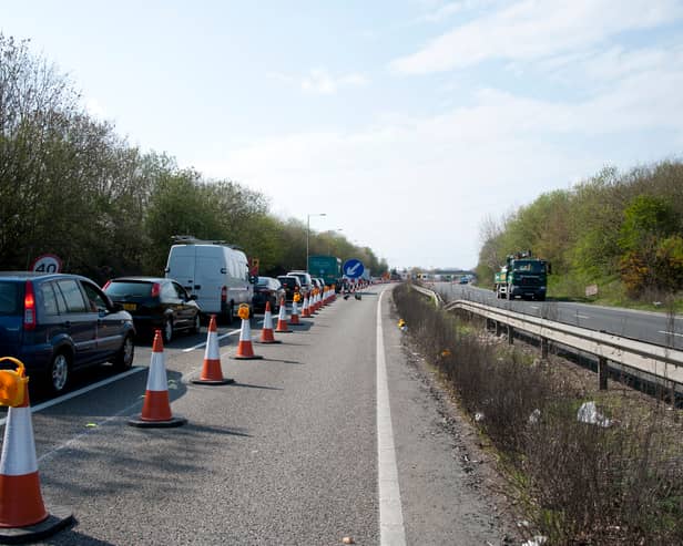 The westbound route of the A27 at the Shoreham bypass will be shut to remove a safety barrier.