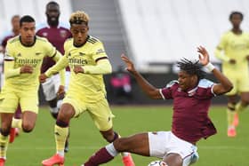 Former West Ham and Man City defender Jamal Baptiste is still with Pompey. Pic: Getty.