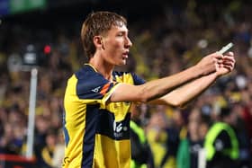 Pompey are close to signing Central Coast Mariners defender Jacob Farrell. Pic: Getty