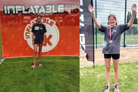 A teenager, whose dad is in the Royal Air Force, has taken on a mammoth inflatable course to raise money for a military children’s charity - Little Troopers. 